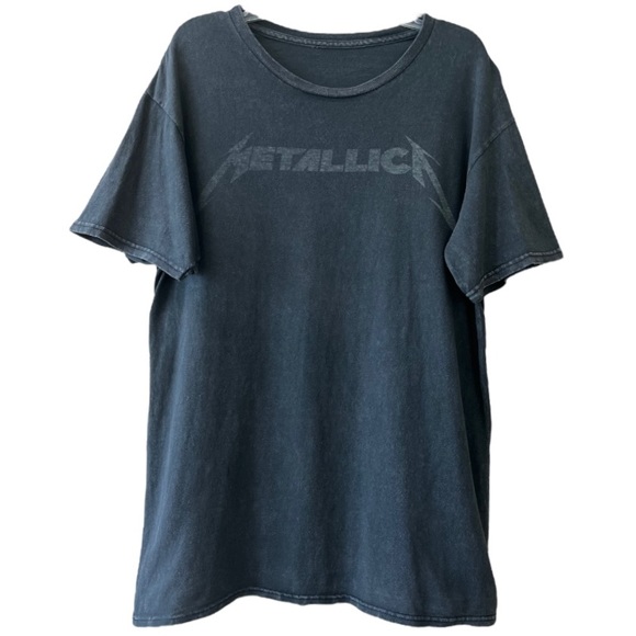 Metallica Vintage T-shirt Distressed Grunge Metallica Rock Band Concert Tee - Picture 5 of 15
